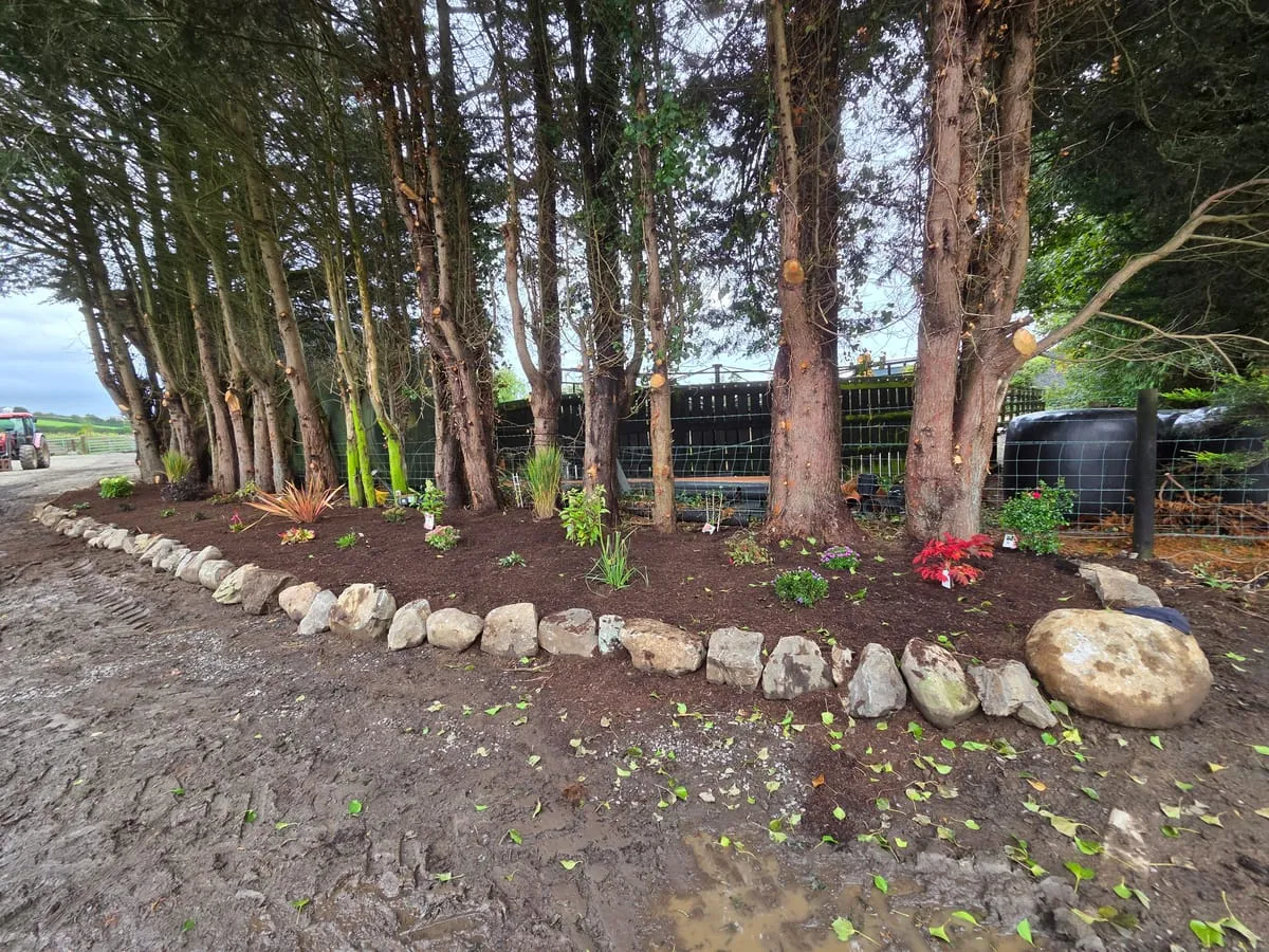 Kilcurry Flower Bed Installation - Adding Colour and Structure